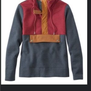 LL Bean Signature Anorak Sweatshirt